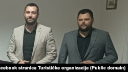 Direktor Turističke organizacije Nikšića, Mitar Barać i predsjednik Opštine Nikšić Marko Kovačević, 3. oktobar 2024.