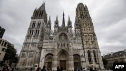 Catedrala Notre-Dame de Rouen la 4 iulie 2020.