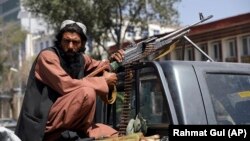 Luftëtar taliban në Kabul. Gusht 2021.