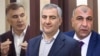 Михаил Саакашвили, Самвел Карапетян и Ваагн Чахалян (коллаж)