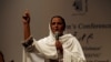 Mukhtar Mai addresses a conference on International Women's Day, organised by Tehrik-e-Niswan, a cultural action group working on women's development, in Karachi in 2016.