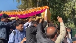 Mourners Attend Funeral Of Female Journalist Shot Dead In Eastern Afghanistan