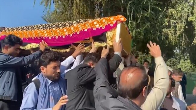 Mourners Attend Funeral Of Female Journalist Shot Dead In Eastern Afghanistan