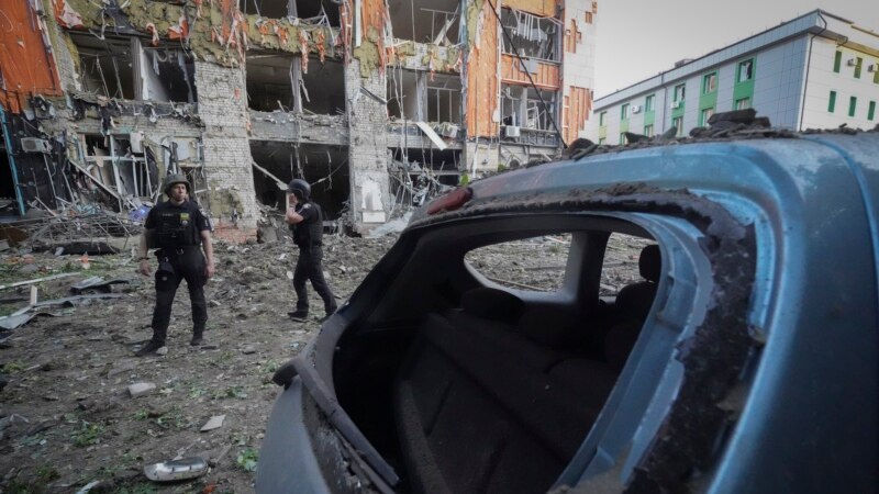 Death Toll From Russian Bombing Of Kharkiv Hardware Store Climbs To 14
