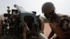 A Malian soldier is pictured during a training session on a D-30 howitzer with the European Union Training Mission (EUTM) in Mali on March 23.