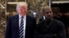 Donald Trump și Kanye West în Trump Tower, Manhattan, New York, 13 dec., 2016.