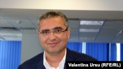 Renato Usatîi in studioul Europei Libere, după interviul electoral, Chișinău, 8 iunie 2021