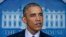 U.S. President Barack Obama speaks about the situation in Iraq from the briefing room of the White House in Washington on June 19.