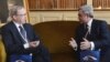 Belgium - European People's Party President Wilfried Martens (L) meets with Armenian President Serzh Sarkisian in Brussels, 14Mar2013.