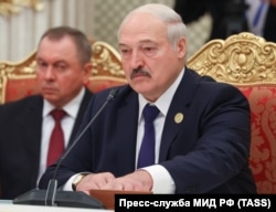 Макей і Лукашенко на засідання ОДКБ у Душанбе. 16 вересня 2021 рік