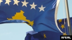 Zastave Kosova i EU