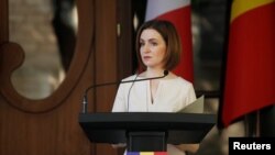 Maia Sandu, președinta Republicii Moldova, se luptă pentru traseul european al țării sale și susține că relațiile comerciale cu România și UE trebuie intensificate. Imagine generică cu Maia Sandu. 