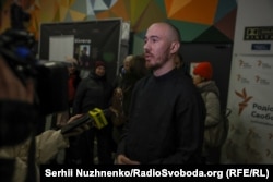 Мар'ян Кушнір на прем'єрі свого документального фільму «Поверніть мені ім'я». Київ, 10 лютого 2026 року