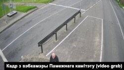 Nikolay Statkeviç Belarus-Litva sərhədində müşahidə kamerasının kadrında. 11 sentyabr 2025-ci il