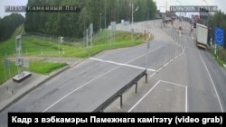 Мікола Статкевіч на беларуска-літоўскай мяжы 11 верасьня 2025 году