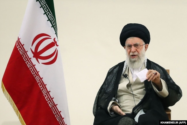 Lideri suprem i Iranit, Ayatollah Ali Khamenei.