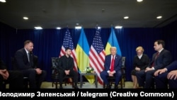Сустрэча Ўладзіміра Зяленскага і Дональда Трампа ў Вашынгтоне 23 верасьня 2025 году 