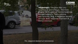 Настанови куратора щодо підпалу військового авто