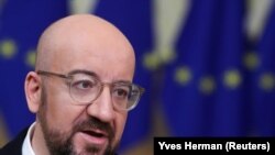 Եվրոպական խորհրդի նախագահ Շառլ Միշելը, Բրյուսել, 13 դեկտեմբերի, 2019թ. 