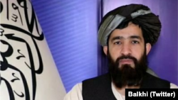 عبدالقهار بلخی، سخنگوی وزارت امور خارجهٔ حکومت طالبان(آرشیف) 