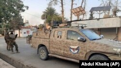 نیروهای حکومت افغانستان در نبرد با طالبان