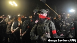 Craig Lang reportedly fought in Ukraine with a militant group called, Right Sector. (file photo)
