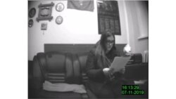 Видео опроса Маргариты Стениной в отделе ФСБ в Красноярске