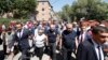 Armenia -- Prime Minister Nikol Pashinian visits Jermuk, August 23, 2019.