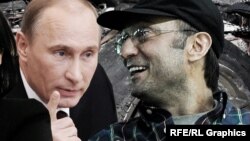 Уладзімір Пуцін і Сулейман Керымаў, калаж 