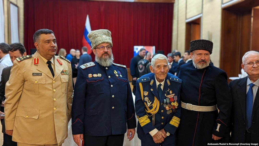 Generalul (r.) Radu Theodoru pe 10 februarie 2023, la Ambasada Federației Ruse de la București. 