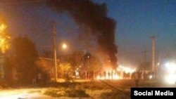 Protests erupted Sunday evening in Ahvaz, capital of Iran's oil-rich Khuzestan province. Nov. 11, 2019