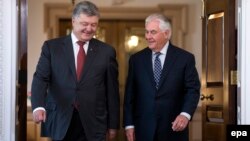 ԱՄՆ պետքարտուղար Ռեքս Թիլերսոնի և Ուկրաինայի նախագահ Պետրո Պորոշենկոյի հանդիպումը Վաշինգտոնում, 20-ը հուլիսի, 2017թ․
