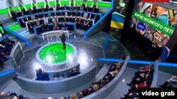 У студыі НТВ. Ілюстрацыйнае фота