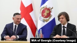 ვახტანგ გომელაური (მარცხნივ) და ირაკლი კობახიძე