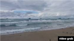 Кораблі Чорноморського флоту Росії біля узбережжя Одеської області