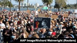 Protesti u Pertu, 13. jun 2020. 