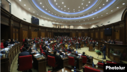 Armenia -- A session of the National Assembly in Yerevan, January 21, 2020.