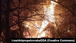 Russian ballistic missiles hit the Ukrainian city of Dnipro, among other locations across the country, early on February 12.