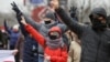 Belarus - Belarusian opposition supporters attend a rally to reject the presidential election results in Minsk, 22nov2020