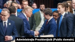 Romania - Nicusor Dan, Donald Trump, NATO Summit, Hague