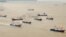 Китайские рыболовные суда в Восточно-Китайском море. 16 сентября 2012 г