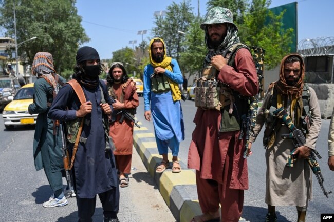 Талибы на улицах Кабула, 16 августа 2021 года