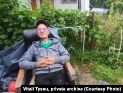 Віталь падчас адпачынку на лецішчы