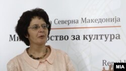 Министерката за култура, Ирена Стефоска