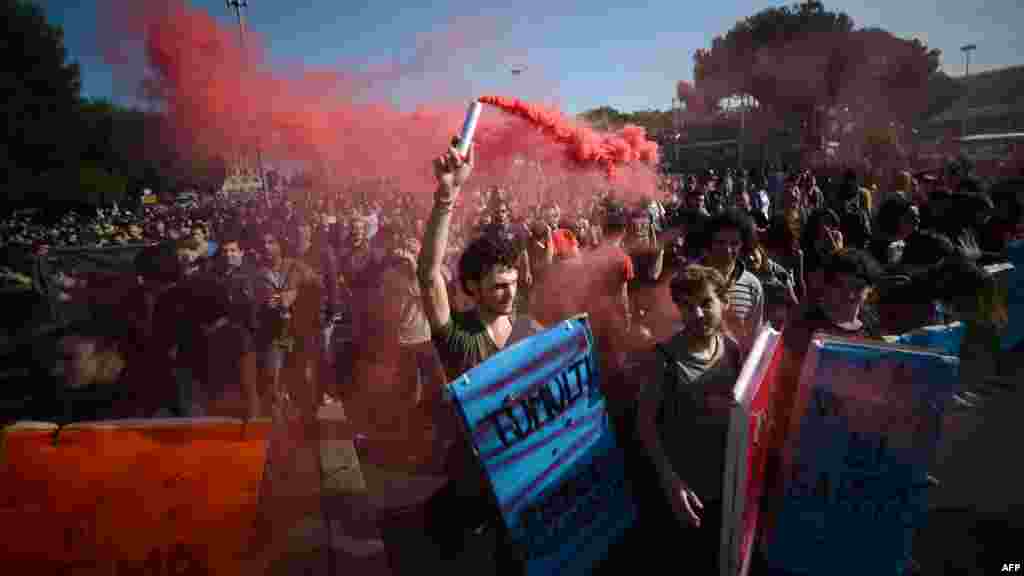 Demonstrations in Rome