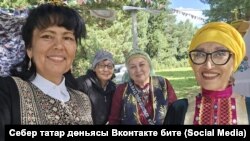 Луиза Шәмсетдинова һәм Фәгыйлә Чумарова