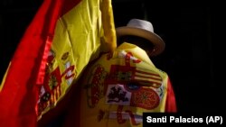 აქციის მონაწილე. ბარსელონა