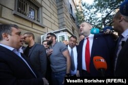  Кадър от разногласието сред Пеевски и Асен Василев, 18 септември 2025 година 