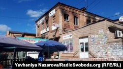 Будівля хостелу після пожежі, Запоріжжя, 2 жовтня 2017 року