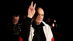 Вялянцін Стэфановіч пасьля вызваленьня ў Вільні. 19 сакавіка 2026 году